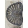 Image 3 : 2 Antique Cast Iron Tractor Seats
