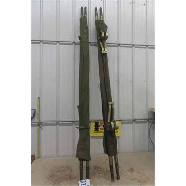 2 Military Stretchers - like the ones from MASH 90" Long 