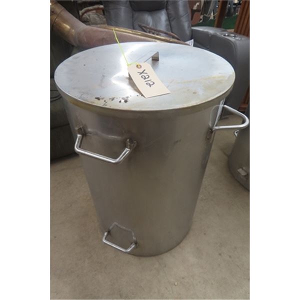 Very Large Heavy Duty Stainless Steel Mess/ Camp Cooking Pot 20" w by 29" Tall - Feed the World a Hu