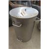 Image 1 : Very Large Heavy Duty Stainless Steel Mess/ Camp Cooking Pot 20" w by 29" Tall - Feed the World a Hu