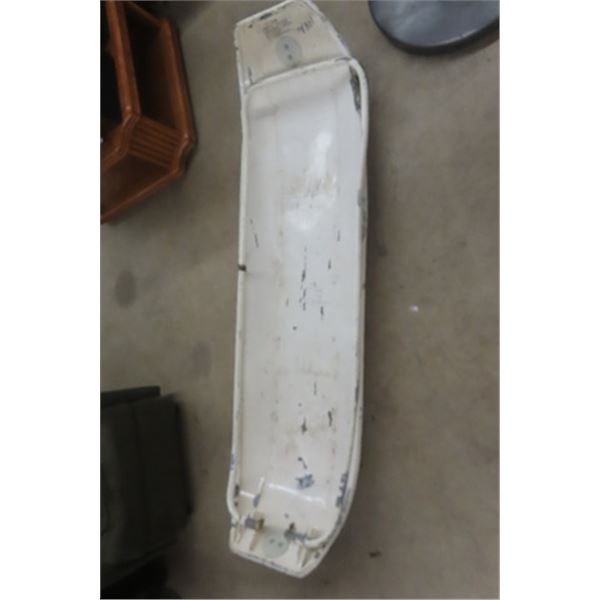 Light Metal Cargo Sleigh with Folding Handle 24" x 72" 