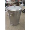Image 2 : Very Large Heavy Duty Stainless Steel Mess/ Camp Cooking Pot 20" w by 29" Tall - Feed the World a Hu