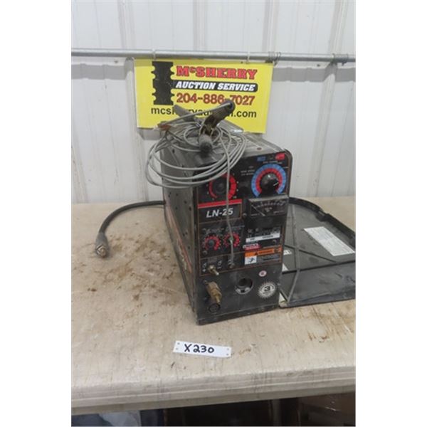 Lincoln Model LN25 Wire Feed Welder - NO Cable
