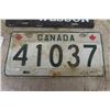 Image 2 : Canadian Military Plate, Old Bell ( works), Burke Built Cast Iron Plate