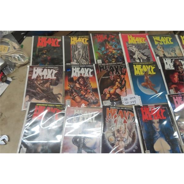 32 Heavy Metal Magazines - 1990's + 2000's