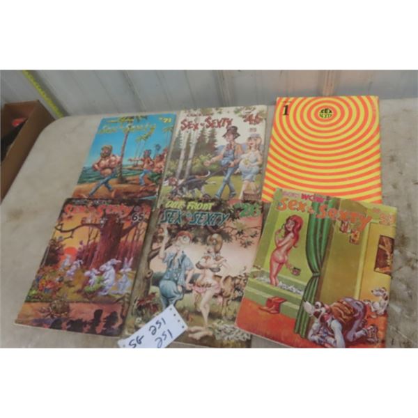 6 Adult Comics - Sex to Sexy