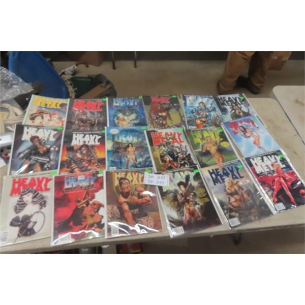 18 Heavy Metal Magazines