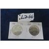 Image 1 : (2) Canada 1 Dollar Coins; 1966 + 1969