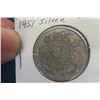 Image 2 : 1951 Canadian 50 cent Silver Coin