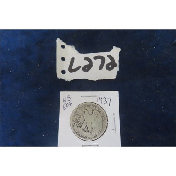 1937 USA 50 cent Coin