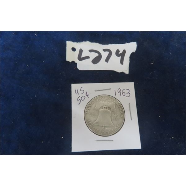 1953 USA 50 cent Coin