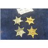 Image 4 : 4 Sheriff Badges