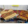 Image 1 : 3 Navaho Style Blankets, Rugs - Largest 29" x 56" 
