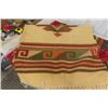 Image 2 : 3 Navaho Style Blankets, Rugs - Largest 29" x 56" 