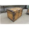 Image 2 : Wooden Travel Trunk with Insert 21" x 23" x 34" 
