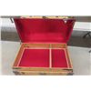 Image 3 : Wooden Travel Trunk with Insert 21" x 23" x 34" 