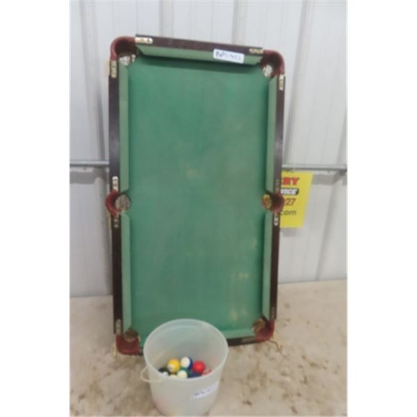 Office Pool Table with Boston Balls 