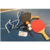 Image 3 : Portable Mini Ping Pong Table with Net + Accessories 27" t by 59" l by 26" w