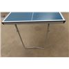 Image 4 : Portable Mini Ping Pong Table with Net + Accessories 27" t by 59" l by 26" w
