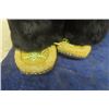 Image 8 : 2 Pairs of First Nations Beaded Mukluks ( his + hers) Both Pairs in Very Good Condition with Real Fu