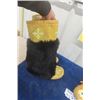 Image 9 : 2 Pairs of First Nations Beaded Mukluks ( his + hers) Both Pairs in Very Good Condition with Real Fu