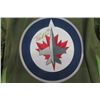 Image 3 : Winnipeg Jets Authentic Pro Patrick Laine Autographed Sz 50 Military Night Jersey with Fight Strap- 