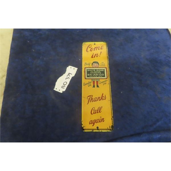 White Rose En-Ar-Co Metal Palm Press. Limited Edition #20 of 20 - Manitoba Made