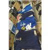 Image 1 : Winnipeg Blue Bombers Mens Sz XL Jersey + Sweatshirt Lot. Rare Retro Week Jersey is Mens Sz Lg & Gre