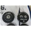 Image 6 : Winnipeg Jets Lot: 4 Autographed  Teemu Selanne Cards, Conner Hellebuyck Autographed Puck, Josh Morr