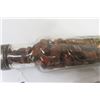 Image 2 : Antique Glass Rolling Pin Full of Stuff from Grampa's Junk Drawer: Coins, Jewelry plus more! & Antiq