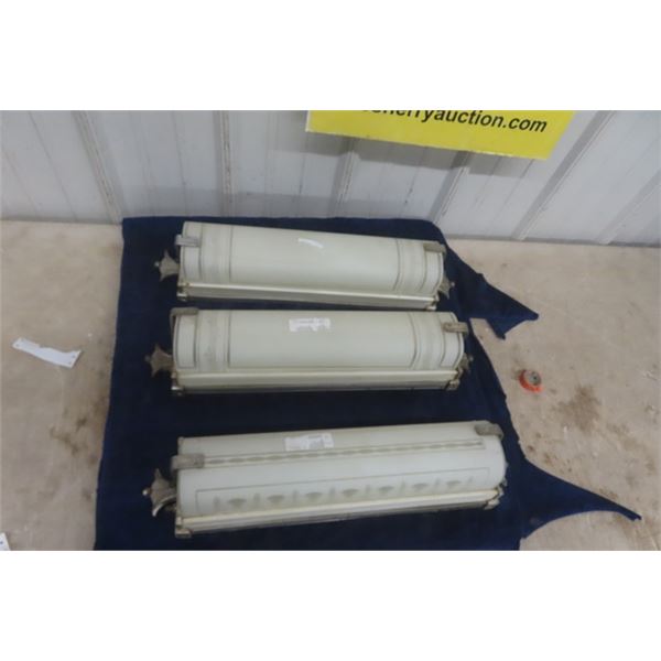 3 Art Deco Wall Mount Theater Lights