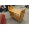 Image 4 : Vintage Library Book Cart 16"×28"×30"