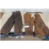 Image 1 : 2 Pairs of Vintage Leather Chaps: Adult + Junior