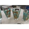 Image 5 : Assorted Mid Century Printed Glasses