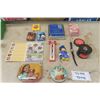 Image 1 : Mickey Mouse Watch + Pen, Lion King Watch, Playing Cards, Animal Coins , 2 Tins