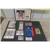Image 1 : Hockey Stamps - Canada- NHL All Stars, Montreal Canadians Motion, Brian Hayward Dollar, Framed Patri