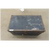 Image 2 : Vintage Metal Travel Trunk 19"×20"×35"
