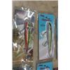 Image 2 : 15 Assorted Fishing Hooks - up to 8" + a Couple Fishing Reels