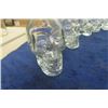 Image 2 : 12 Small Skull Shaped Jars/ Bottles with Corks