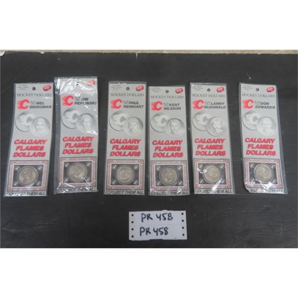 1983 Calgary Flames Hockey Dollars Sealed, Never Opened- See Last Picture for List