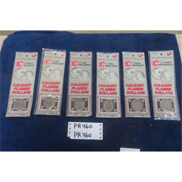1983 Calgary Flames Hockey Dollars Sealed, Never Opened- See Last Picture for List