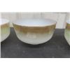 Image 4 : Lot of 3 Federal Glass Over Proof Mixing Bowls