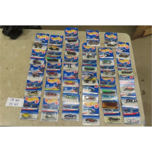 33 Hot Wheels Cars New in Packages- Mostly 1990's