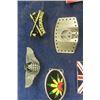 Image 2 : 9 Assorted Belt Buckles: Union Jack, Canada Flag, Superman plus more