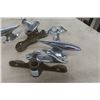 Image 7 : Assorted Boat Hardware: Peterborough Handle, Caster Wheels, Handles, Brass Letters 'Q'