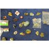Image 5 : Large Assortment Lapel Pins: Canada Flags, Provinces, Curling plus more