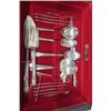 Image 3 : 108 pcs Rodgers Silverplate ' 1st Love ' Cutlery Set in Wooden Chest
