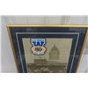 Image 2 : 2010 WPG Blue Bombers Corporate Sponsor Framed Picture 12"×16"