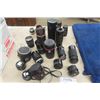 Image 1 : 12 Assorted Camera Lenses ; Konica, Canon, Pentax plus others