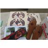 Image 1 : Assorted Indigenous Art ; 4 Prints, 3 Wooden Pieces, Raven Quatsino Artist